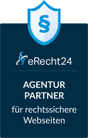 eRecht24 Agentur-Siegel