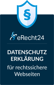 eRecht24-Datenschutz-Siegel